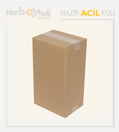 Acil Koli Üretim Firması Stoktan Acil Hazır Koli Çeşitleri - 15x15x35 Cm Çift Oluklu Acil Koli