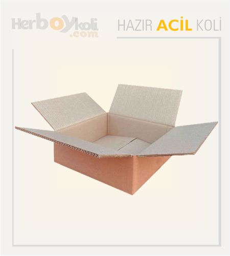 Acil Koli Üretim Firması Stoktan Acil Hazır Koli Çeşitleri - 30x30x11 Cm Çift Oluklu Acil Koli