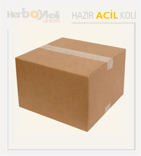 Acil Koli Üretim Firması Stoktan Acil Hazır Koli Çeşitleri - 35x25x15 Cm Çift Oluklu Acil Koli
