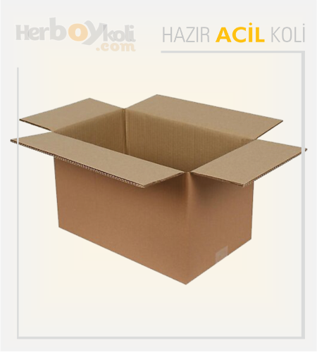 Acil Koli Üretim Firması Stoktan Acil Hazır Koli Çeşitleri - 40x25x25 Cm Çift Oluklu Acil Koli
