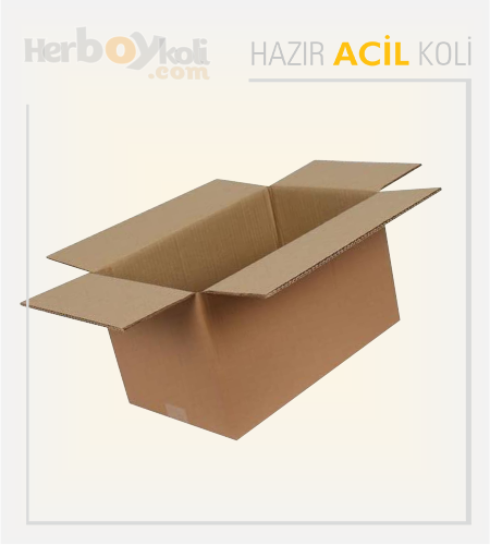 Acil Koli Üretim Firması Stoktan Acil Hazır Koli Çeşitleri - 40x30x15 Cm Çift Oluklu Acil Koli