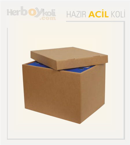 Acil Koli Üretim Firması Stoktan Acil Hazır Koli Çeşitleri - 41x34x30 Acil Arşiv Taşıma Kolisi
