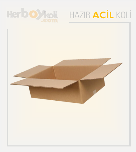 Acil Koli Üretim Firması Stoktan Acil Hazır Koli Çeşitleri - 45x25x20 Cm Çift Oluklu Acil Koli