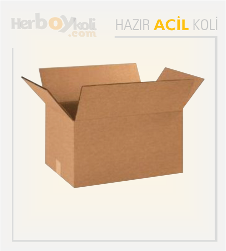 Acil Koli Üretim Firması Stoktan Acil Hazır Koli Çeşitleri - 55x35x35 Cm Çift Oluklu Acil Koli