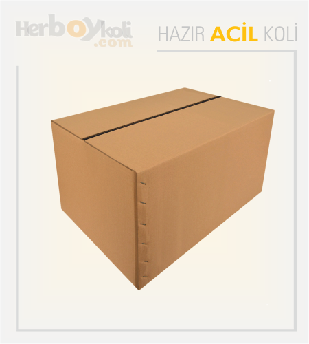 Acil Koli Üretim Firması Stoktan Acil Hazır Koli Çeşitleri - 70x50x50 Cm Acil Koli