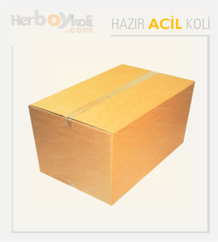 Acil Koli Üretim Firması Stoktan Acil Hazır Koli Çeşitleri - 80x50x50 Cm Acil Taşıma Kolisi